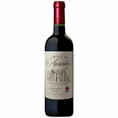 Вино Chateau l'Amandier, Bordeaux Superieur AOC, 2017 (Франция, Бордо)